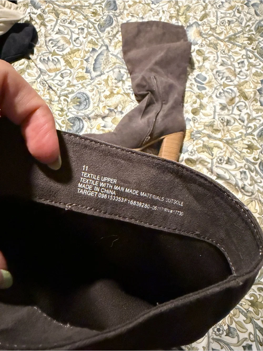 Target Brown Over-the-Knee Suede Block Heel Boots